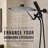 12" Dual Square Shower Head Combo, Rain Shower Head, 3-Way Diverter, 71" Extra Long Hose-119456627