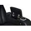 Canapé inclinable électrique en cuir noir Jazmina-448926188