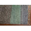 Tapis oriental rayé marocain en peluche noué à la main 5 x 8
