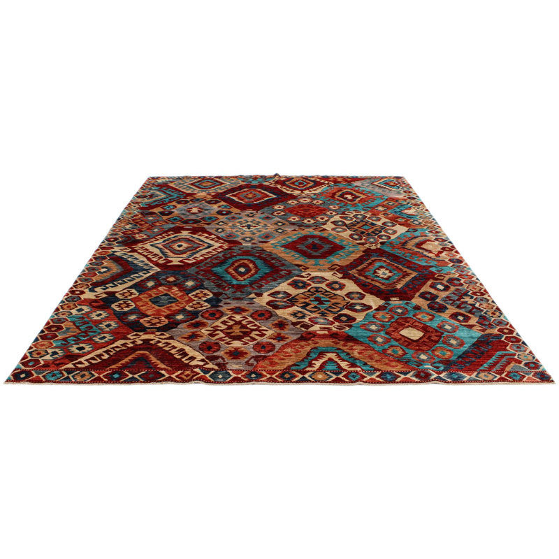 Tapis traditionnel 8 x 8 multicolore Anatolian
