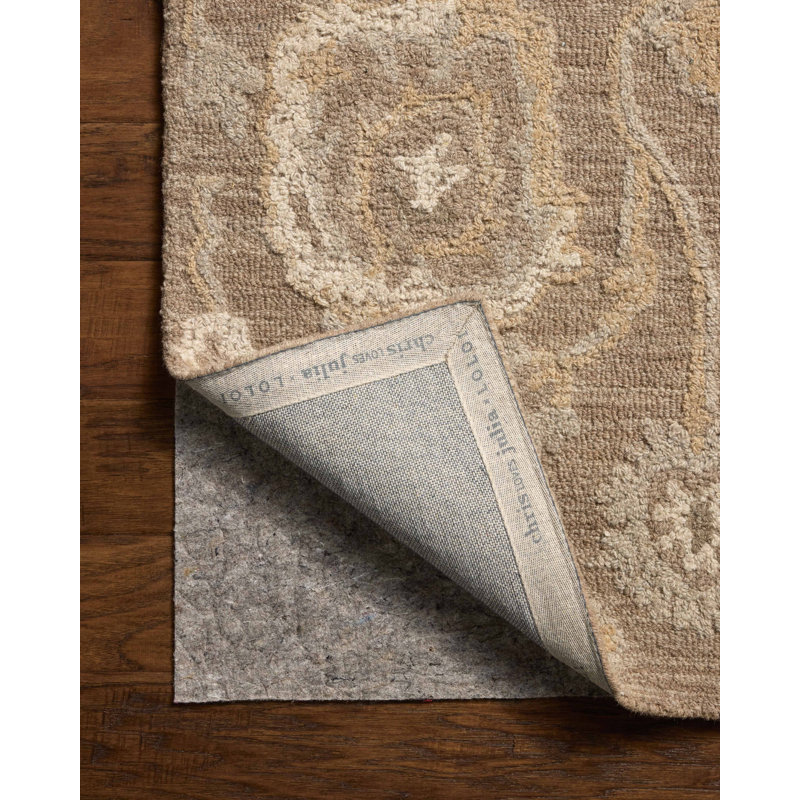 Chris Loves Julia x Loloi Dorothea Bark / Stone Area Rug, Rectangle 7'9" x 9'9"