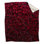 Red Triangular Texture Blankets