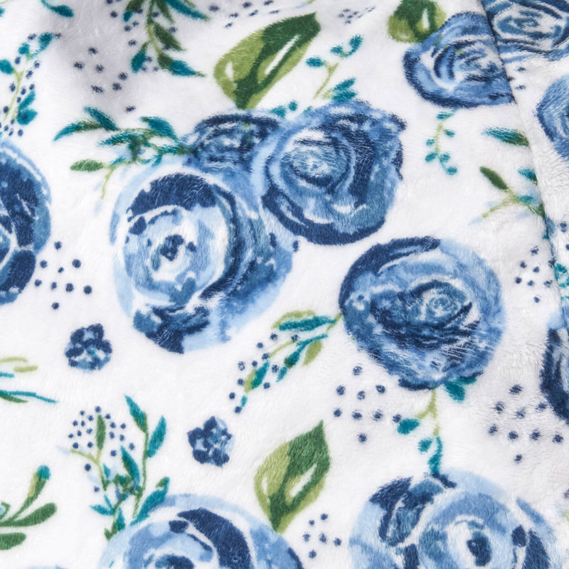 Petit fauteuil à billes arrondi en fausse fourrure de 5 pieds, Fausse fourrure bleue