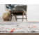 Tapis gris / orange Baxter