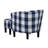 Anges Upholstered Barrel Chair with Ottoman-1892955775