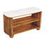 6 Pair Solid Wood Shoe Storage Bench