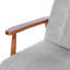 Solid Wooden Frame Loveseat Upholstered Sofa 
