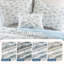 Striped and Floral Comforter Set