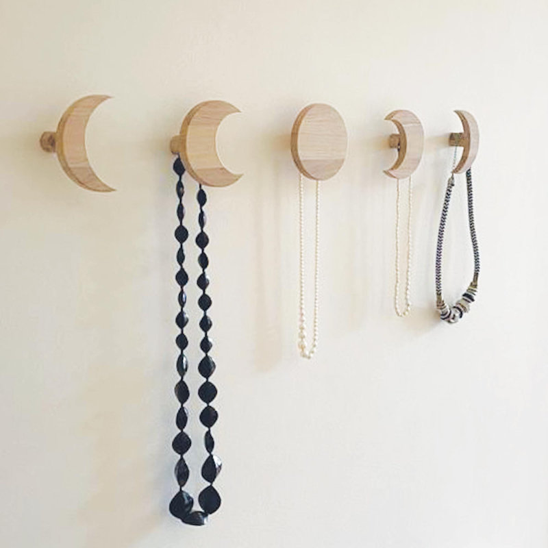 Zidane Solid Wood Wall Wall Hook