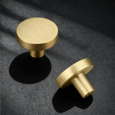 Probrico Solid Round Cabinet Knobs for Cupboard Drawer Hardware