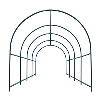 13'x 7' x 7.2'Steel Garden Arch Metal Garden Arch Climbing Plants Arch Arbor