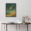 «Abstract Sunset and Stars», reproduction d'art encadrée, paysage unique avec des couleurs vives pour une décoration moderne-115706589-115706583