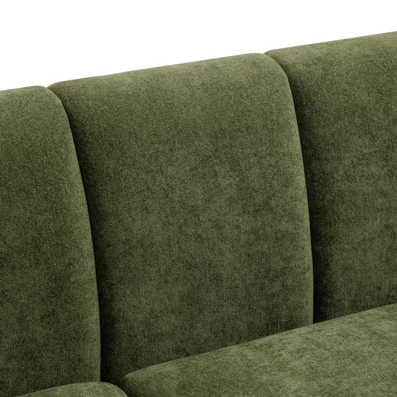 Canapé-lit moderne 78,7 po pour salon, appartement et petit espace, vert, Green