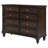 Guanciale 8-drawer Dresser Cabinet Dark Oak
