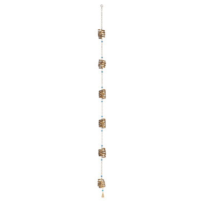 Chaîne de pluie libellule en perles de verre, H 96 po