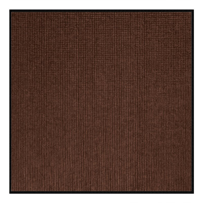 Machine Washable Solid Brown Area Rug