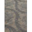 Wool Damask Area Rug in Gray/Beige-1431498528