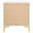 White And Gold 2-Drawer Rectangular Nightstand