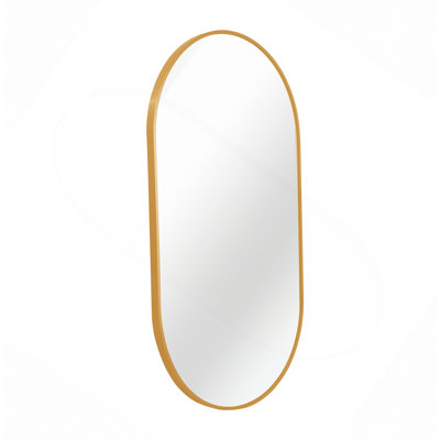 Metal Oval Mirror