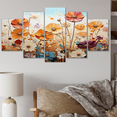 Desert Euphoria Pointillism Landscape & Nature Wall Decor on Metal
