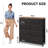 Reinardo  39.4" W 9-Drawer Dresser For Bedrrom With Wooden, Tall Storage Tower With Steel Frame, TV Stand Dresser for Living Room, Entryway-196944304