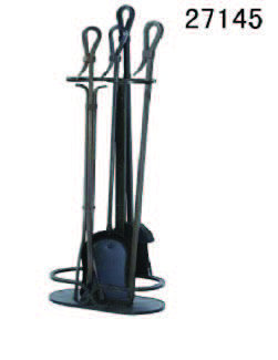 Steel Fireplace Tool Set