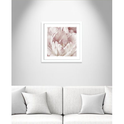 Intime rosé III - peinture encadrée