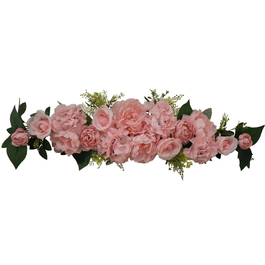32" Pink Peony Roses Ranunculus Swag Ophelia & Co.