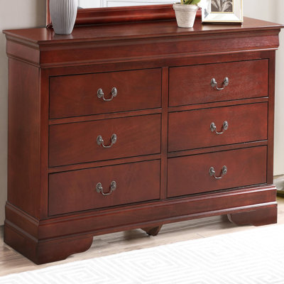  Commode double 6 tiroirs Louis Phillipe Vernon