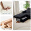 Repose-pieds de rangement en velours côtelé avec repose-pieds carré et rangement caché Pop-1236461724