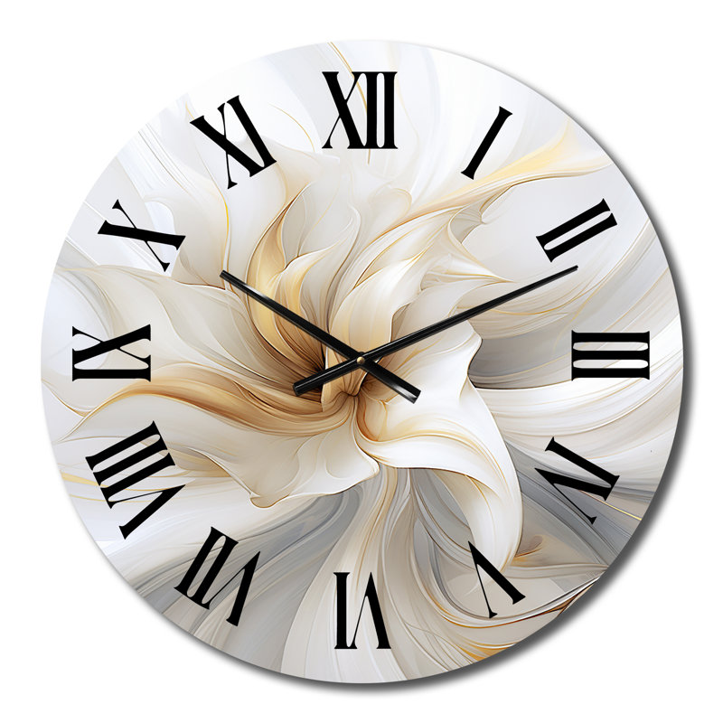 Horloge murale en métal Fractal, Petit