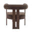 Chaise d'appoint moderne rembourrée avec accoudoirs ronds-718747291
