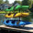 Launda 3-Level Freestanding Adjustable Kayak Rack With Padded Arms And Lockable Wheels