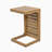 C-Shape End Table  Brown