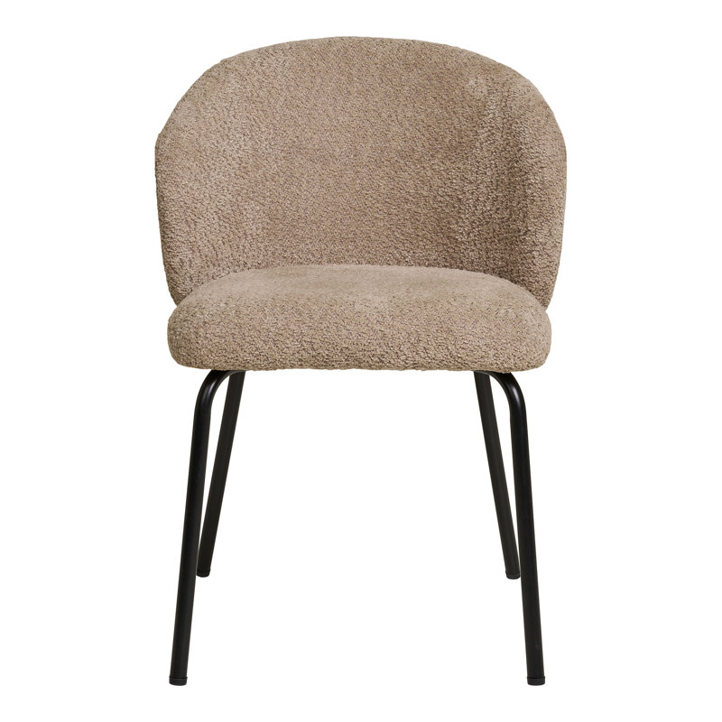 Millersburg 49cm H Polyester Upholstered Parsons Chair in Beige