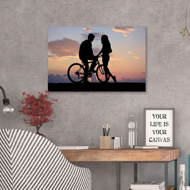 If Love is the Treasure, Laughter is the Key 1 Piece Wrapped Canvas Wall Art, 102cm H x 152cm W x 4cm D