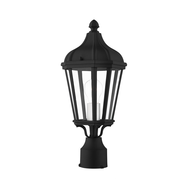 Anguel Transparent Lantern Head, Textured Black