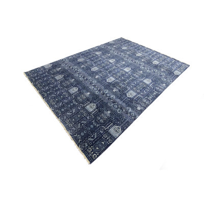 Tapis oriental foncé Oushak Chobi