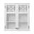 Hembree 3 Pc Bathroom Set With Wall Mounted Cabinet, Hamper And Floor Cabinet