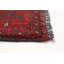 Tapis de zone en laine rouge/noir 4 pi 1 po x 6 pi 4 po à main one-of-kind-noué la 2010 esari Allaina