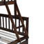 Twin Over Full Rubber Wood Bunk Bed with Trundle, Convertible Ladder and Guardrail, Detachable, Convertible Bed, with Twin Size Trundle ,Tan-925639938