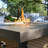 Sahara Aluminum Propane Firepit Table