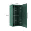 Armoire latérale de meuble-lavabo mural 14 po avec porte et tablette (convient pour meuble-lavabo JODI), couleur verte