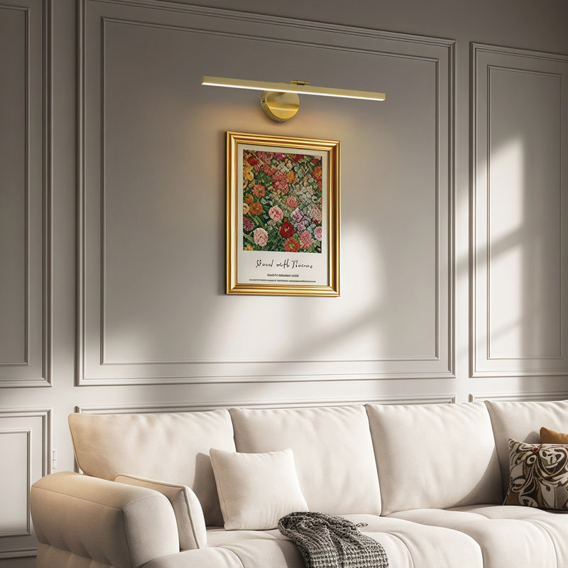 23.62" Modern LED Dimmable Bathroom Vanity Light, 14W Bath Bar, Gold