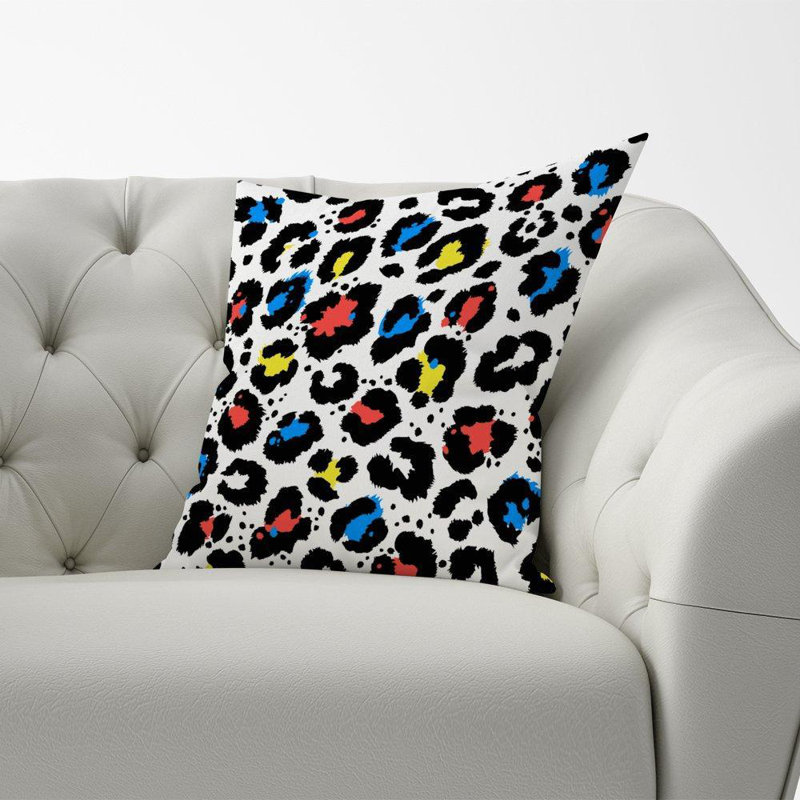 DeBarros Animal Print Square Cushion