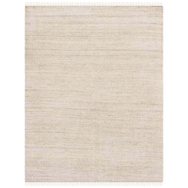 Fitzwater Hand Woven Jute Area Rug, Rectangle 9 pi x 12 pi