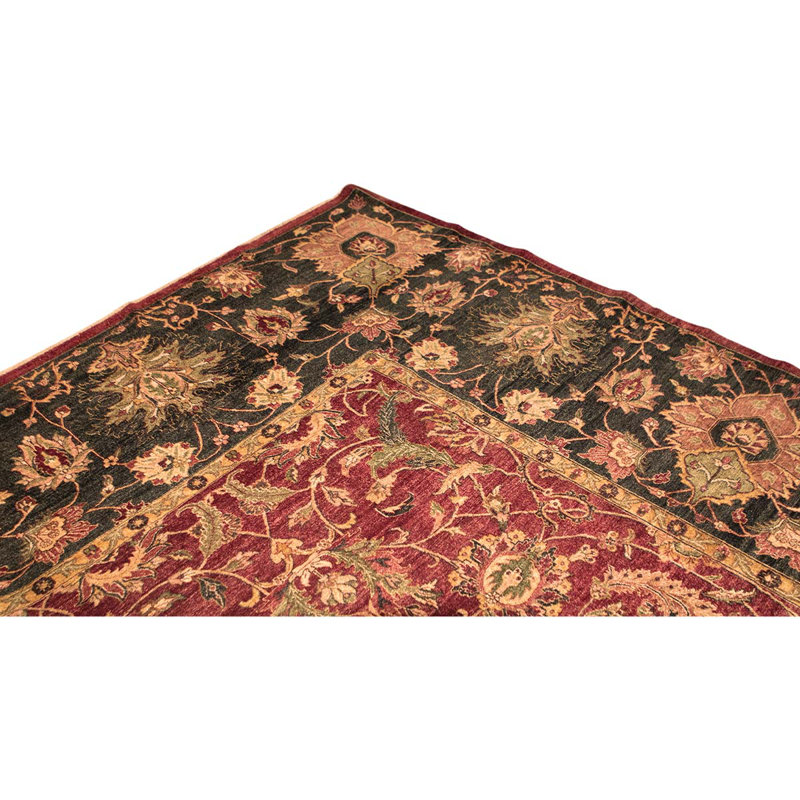 Wool Floral Area Rug