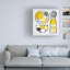 «Modern Kitchen Square II Yellow» par Michael Mullan - peinture sur toile tendue-493842427