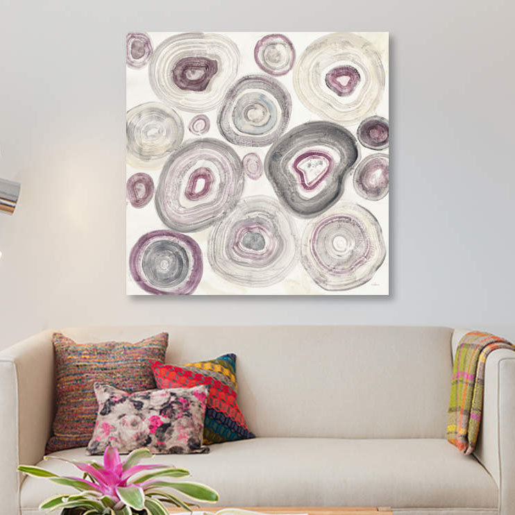 « anneaux of power », impression sur toile, H 48 po x l 48 po x P 1,5 po, Pas de tapis, Toile tendue