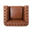 Chaise de salon en tissu d'ameublement Pu